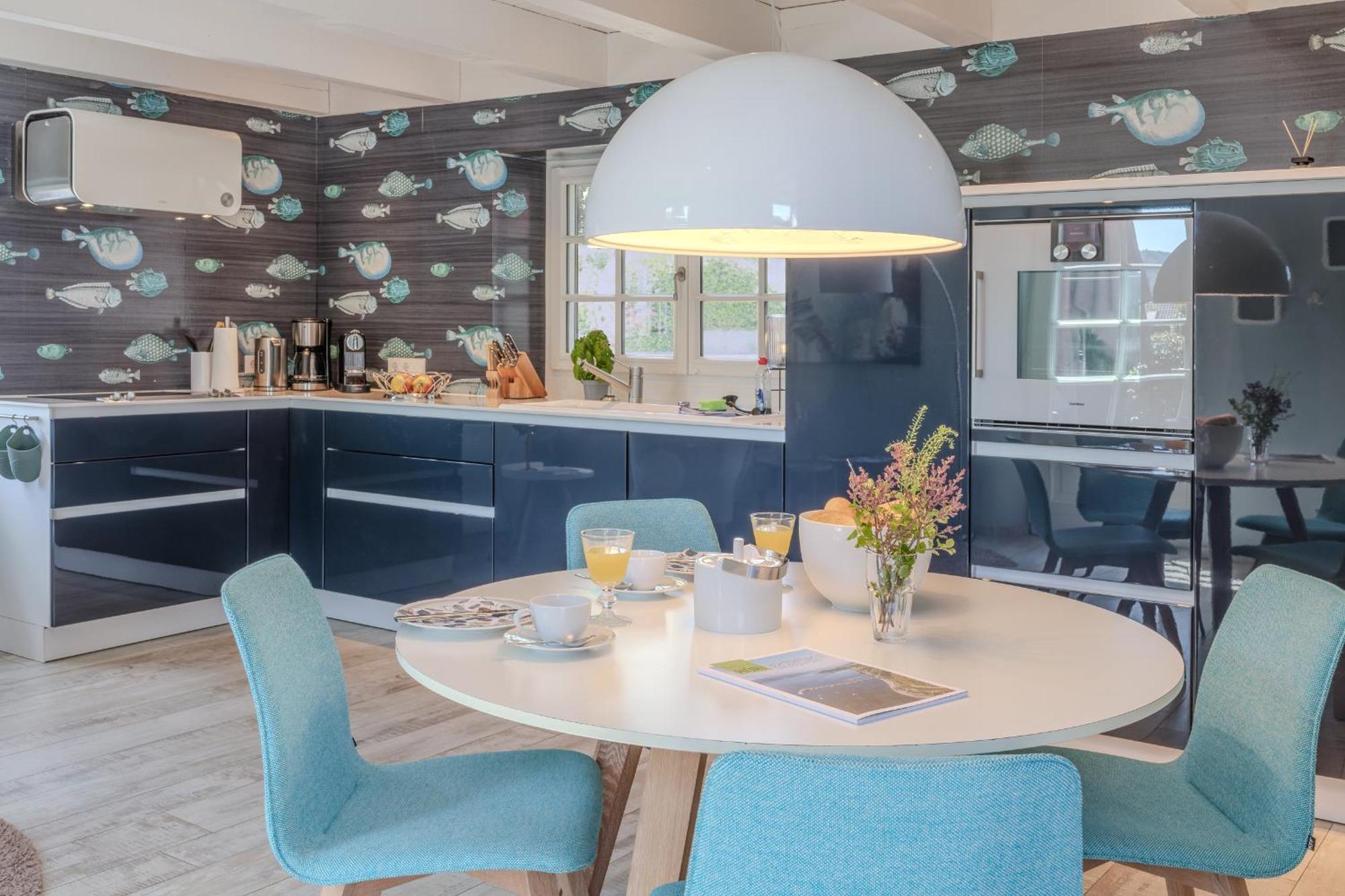 Ferienhaus Oberstaader Fewo Maisonette Ohningen Exteriör bild